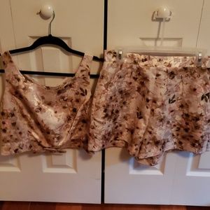 Lauren Conrad Shirt and Short Set